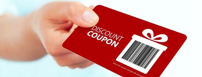 Discount coupon card
