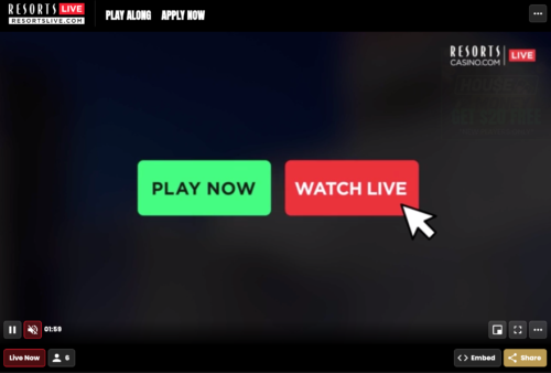 Resorts Live Play now