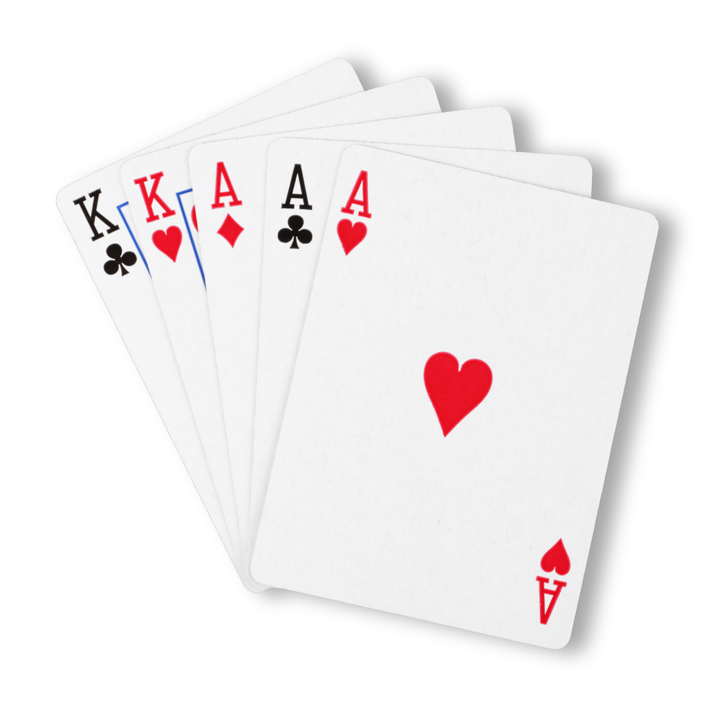 Poker hands cards