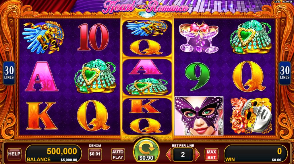 An online slot game with red background, It has 5 x 3 grid with symbols of women, drinks and letters. 